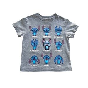 2T 9 Moods of Stitch From Lilo & Stitch Tee